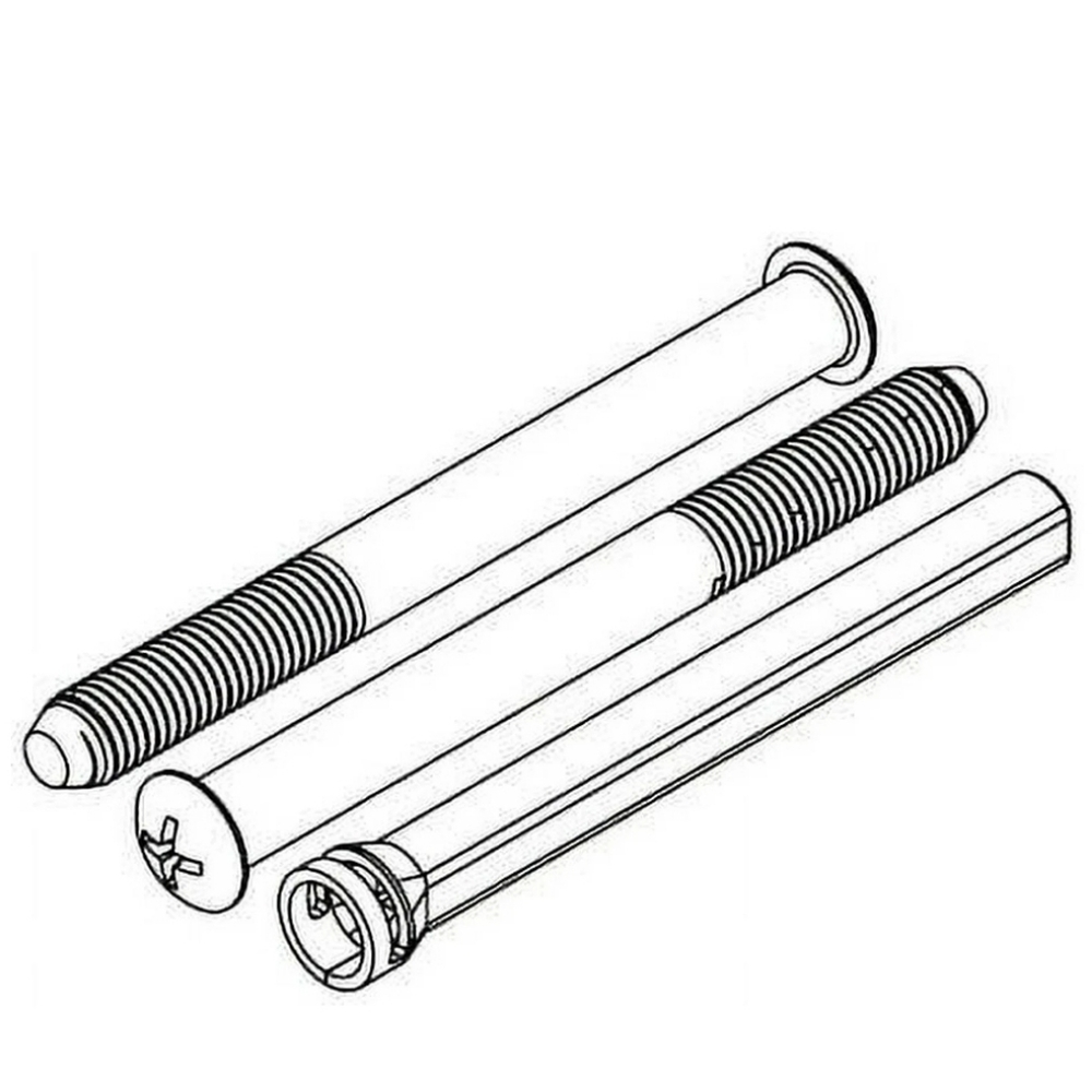 81691-005 1-Cyl Deadbolt Screw Pack for Thick Door W/Spindle Extender 780 Series